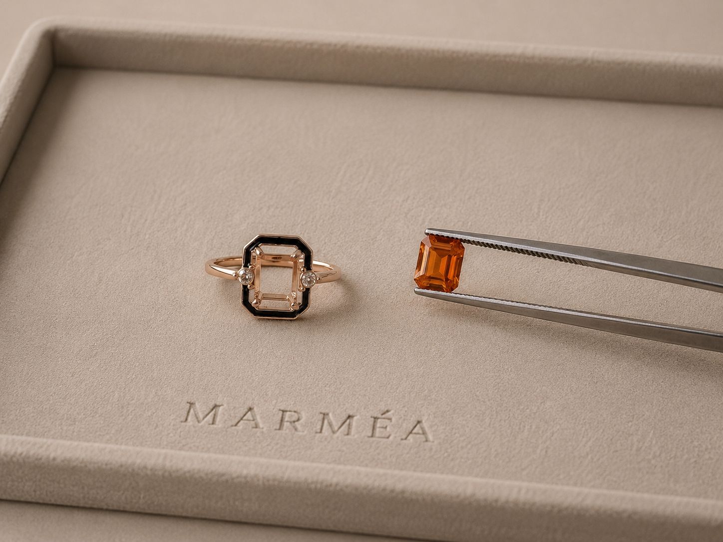 Mahenge spinel — selected in stone